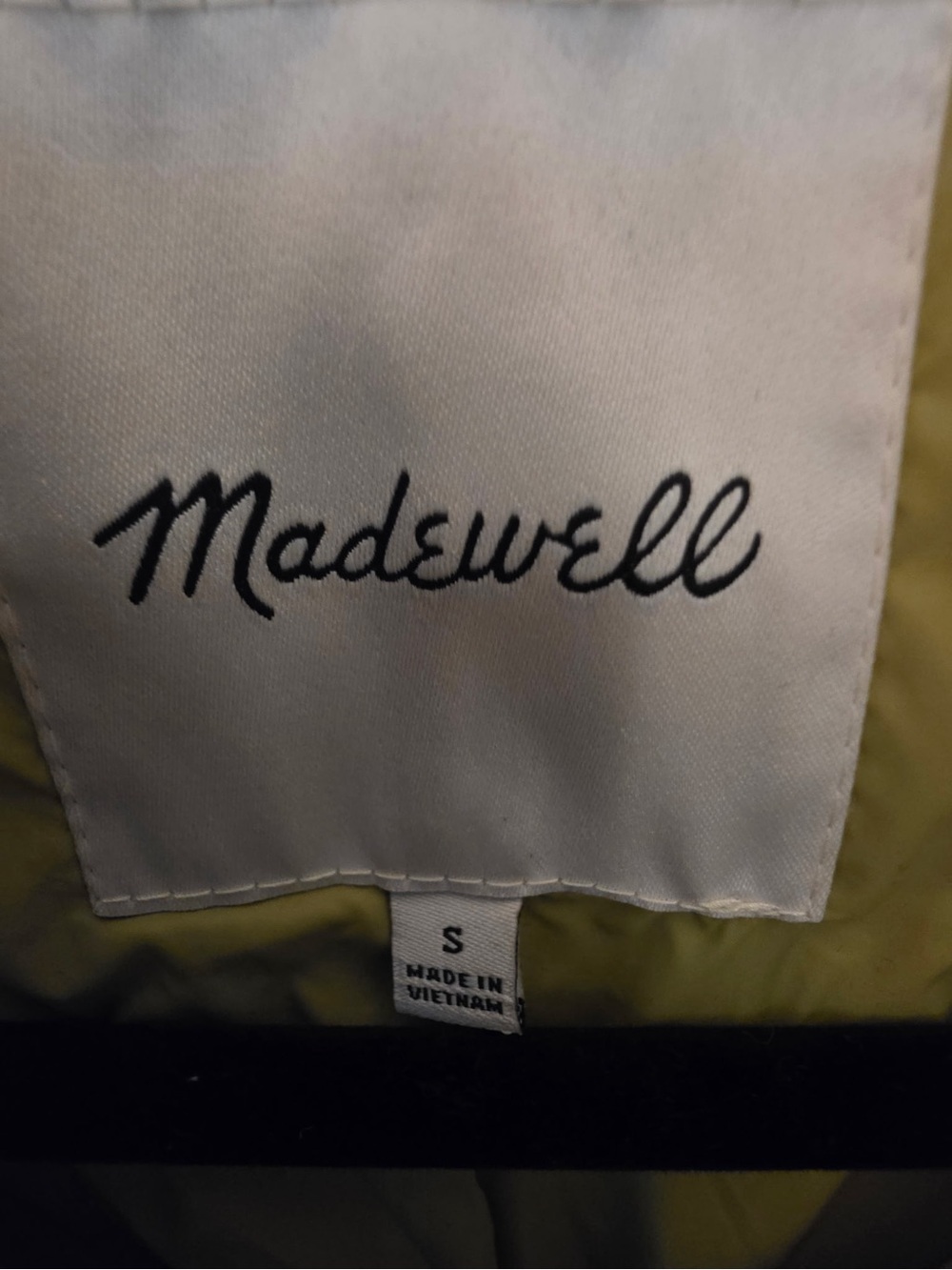 Madewell Quilted Hooded Puffer Rain Coat in Olive - Picture 2 of 6
